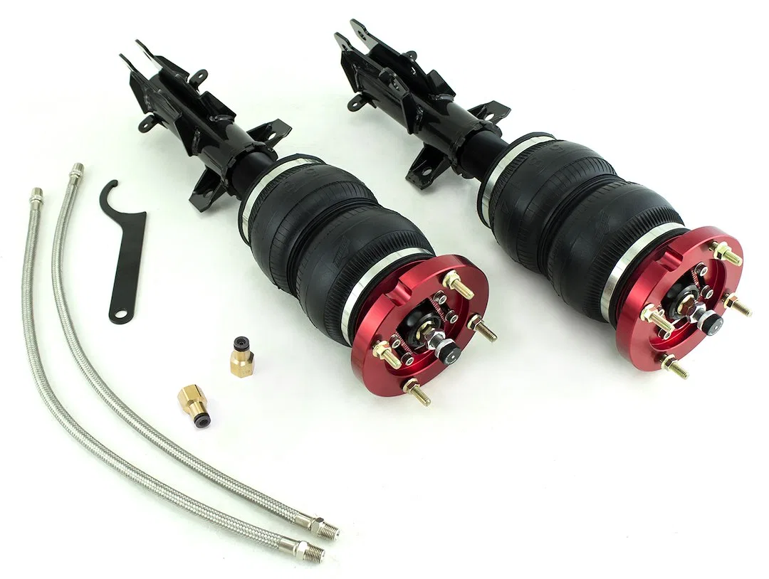 75523 – AIR LIFT Air Ride Conversion Kit, 4-3/4 Inch Front Drop With Front Dampening Adjustable Shock Absorbers/ 2 Do...